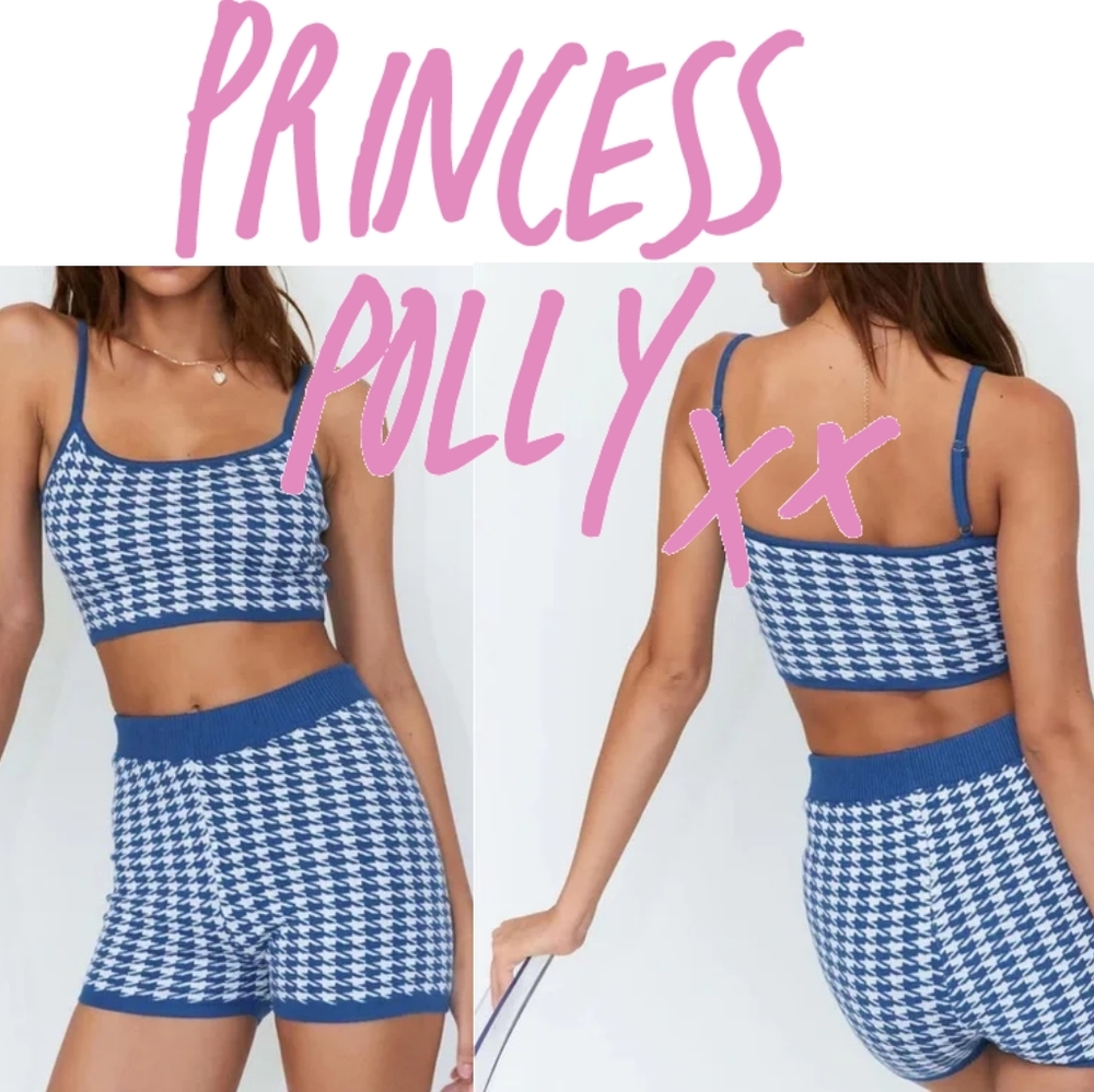 Princess Polly- Amaya Set Blue/White